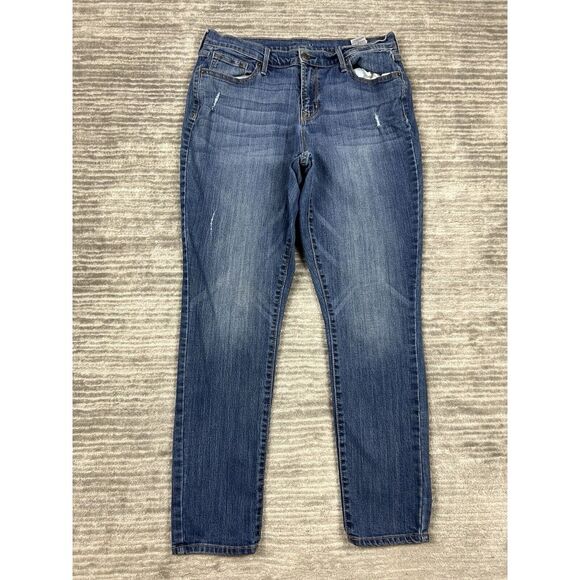 Old Navy Denim - Old Navy Jeans Womens 10 Blue Denim Slim Cotton Blend Casual